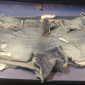 Torrid white lace shorts